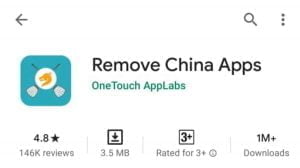 Eliminar aplicaciones de China: Google elimina la controvertida aplicación de la tienda