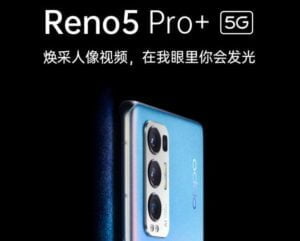 Oppo Reno 5 Pro + 5G con un acabado brillante en JD.com