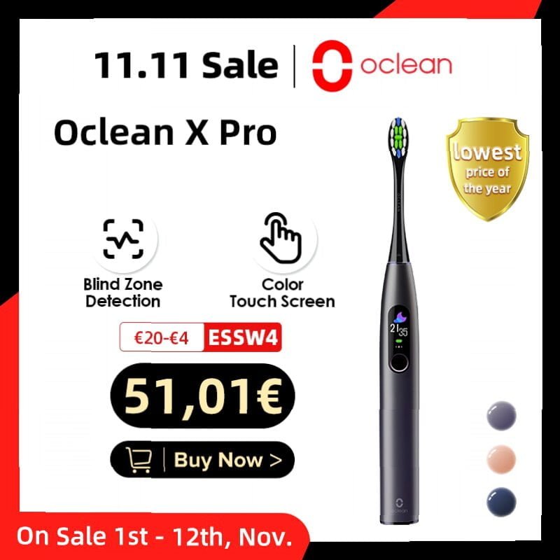 Cepillo de dientes eléctrico inteligente Oclean X Pro