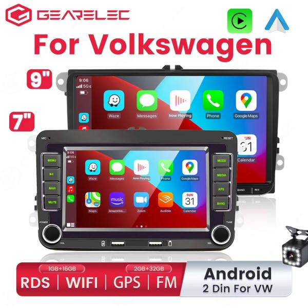 La revolución en tu auto: Radio GPS 2 Din Android con Carplay y WiFi 1